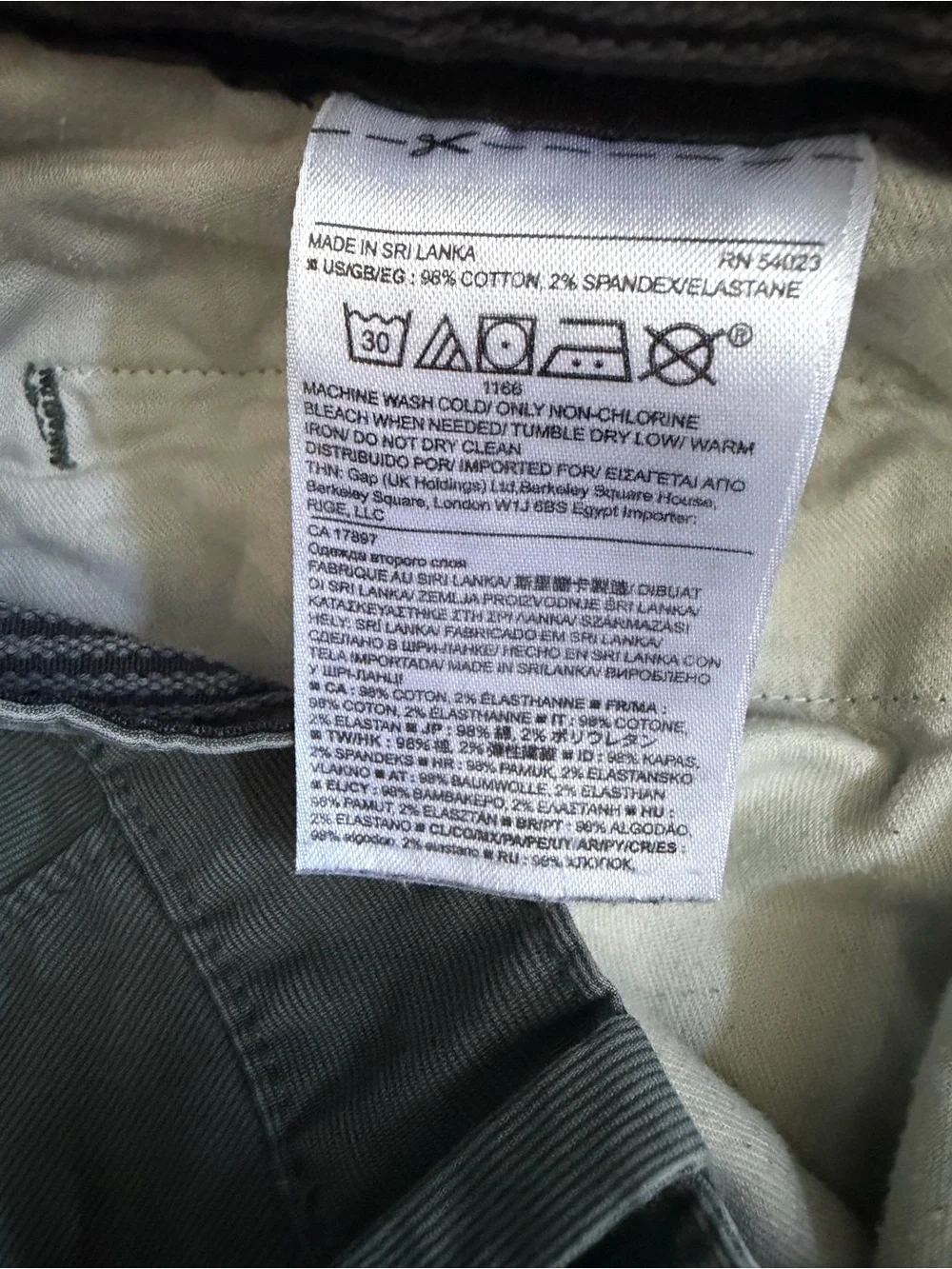 Banana Republic Aiden Fit Chino Pants 32x30 Gray Green